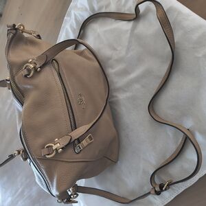 Coach Tan Leather Shoulder Bag